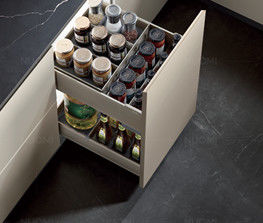 Adjustable Stainless Steel Pull Out Basket For Kitchen Cabinets Spice Rack