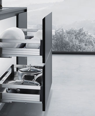 OEM Storage Kitchen Cabinet Accessories 500mm Pull Out Space Saving