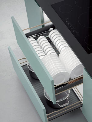 Factory 304SS Pull Out Larder 200mm Baskets For Kitchen Cupboards