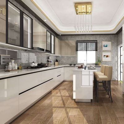 Factory Manufacturer Modern Kitchen Cabinet With Accessories And Appliances