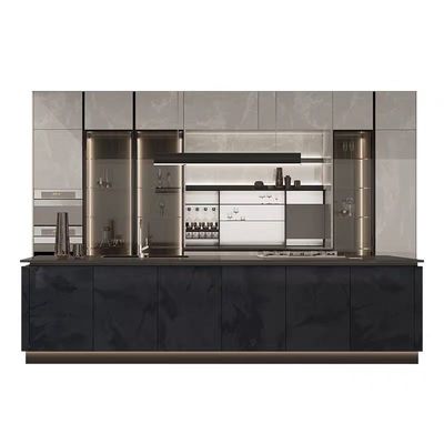 Kitchen Furniture Design Wood Veneer Kitchen Cabinet For Wholesales