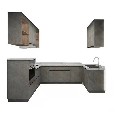 Kitchen Furniture Design Wood Veneer Kitchen Cabinet For Wholesales