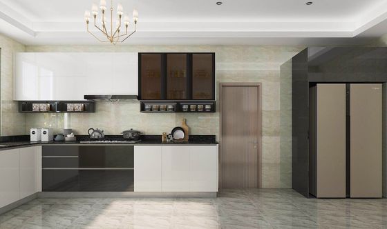 Kitchen Furniture Design Wood Veneer Kitchen Cabinet For Wholesales