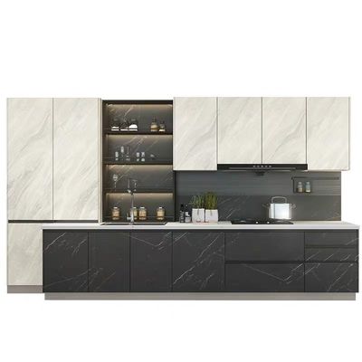 18mm Melamine Board Kitchen Cabinet  Modern Kitchen Storage Cabinets