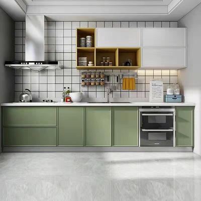 Luxury Lacquer Door Finish Handmade Classic Kitchen Cabinet With Pull Out Basket