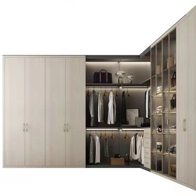 Modern Open Walk In Closet Room Custom Bedroom Combination Cabinet