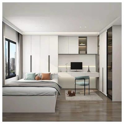 Customized Make Bedroom Furniture Wooden Door Swing Wardrobe Cabinet