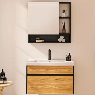 Lustrous Marble Countertop Mirror Lamp with Shiny Bathroom Vanity Lacquer Coating