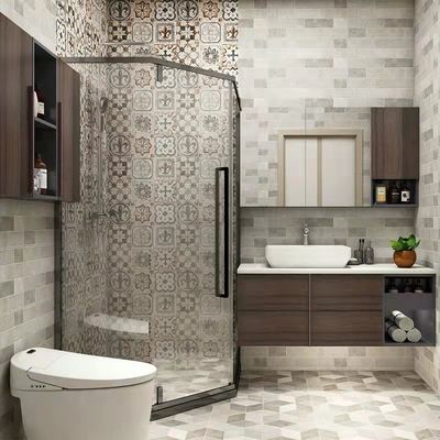 Lustrous Marble Countertop Mirror Lamp with Shiny Bathroom Vanity Lacquer Coating