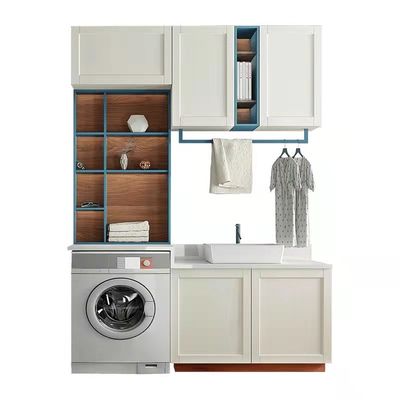Modern Hotel Wall Mount Cabinet Basin Floating Solid Wood Bathroom Vanity Furniture
