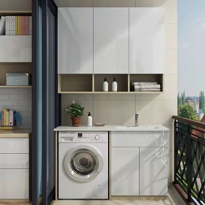 Modern Hotel Wall Mount Cabinet Basin Floating Solid Wood Bathroom Vanity Furniture