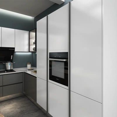 Door Panel Finish Modern Style Particle Board Kitchen Wall Hanging Cabinet