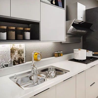 Wood Modern Stainless Steel outdoor Kitchen Furniture  Cabinet Stander