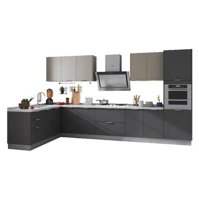 Environmental Friendly Modern Kitchen Cabinet Complete with Faucet Accessories