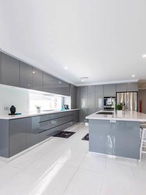 Custom Modular Modern Design Stainless Steel Home Furniture Kitchen Cabinet