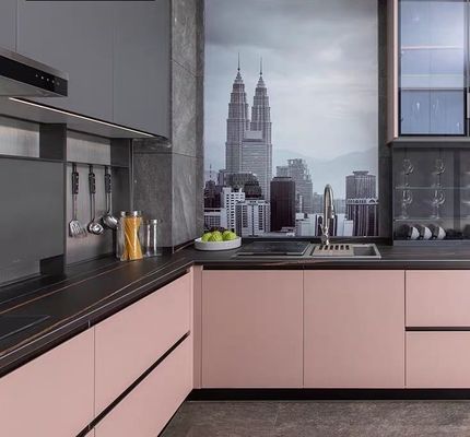 OEM Hotel Furniture Set Designs Lacquer Modern Kitchen Bathroom Cabinets
