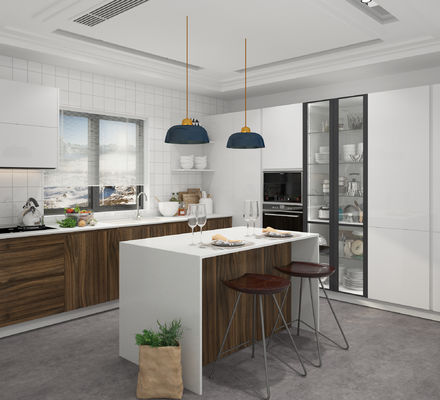 Modern Modular Built-In Wood Cupboard Complete Sets  Whole House Manufacturer