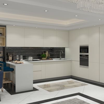 Modular Kitchen Cupboard Set Cabinet Modern Kitchenette With Sink Melamine
