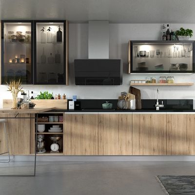 Kitchen Furniture Design Cabinet  Custom Wall Cabinet Storage Wood Cupboard