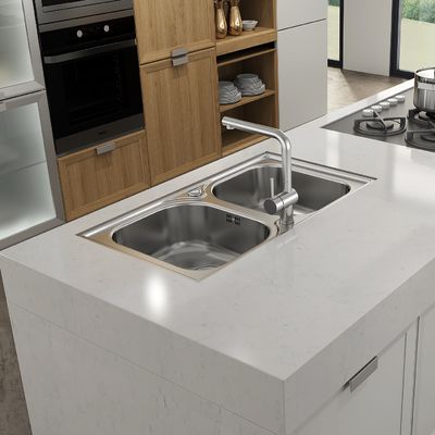 China Manufacturer Small Home Modular Kitchen  Friendly E0/E1 Grade Furniture
