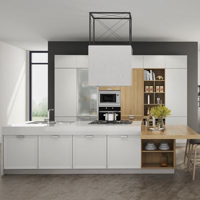 China Manufacturer Small Home Modular Kitchen  Friendly E0/E1 Grade Furniture
