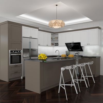 Allure Millwork Manufacturers Island Pantry Solid Wood Smart Kitchen Cabinet