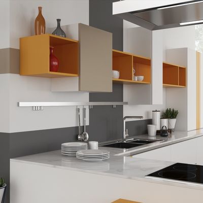 Modern Design Aluminum Glass Stainless Steel Outdoor BBQ Kitchen Cabinet