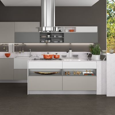 Standard Kitchen Wall Cabinets Lacquer Door Panel Interior Home Style Villas