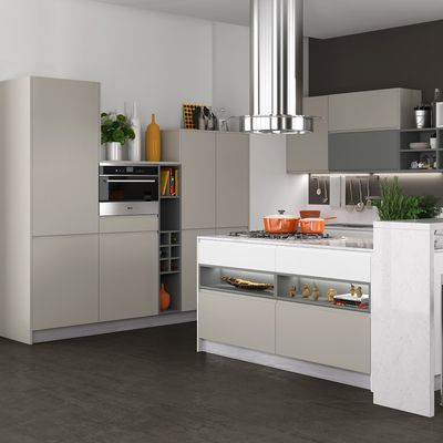 Standard Kitchen Wall Cabinets Lacquer Door Panel Interior Home Style Villas
