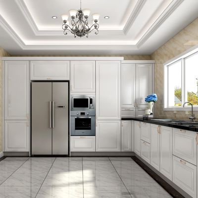 Modern Kitchen Furniture Customized Durable Faucet Wall Cabinets Lacquer