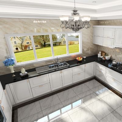 Modern Kitchen Furniture Customized Durable Faucet Wall Cabinets Lacquer