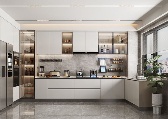 Cabinet Custom Size Cabinet Kitchen Furniture Modern Minimalist Style Cabinet