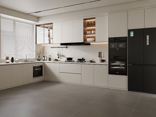 Living Modern Luxury Smart Aluminium Kitchen Cabinets Environmentally Friendly