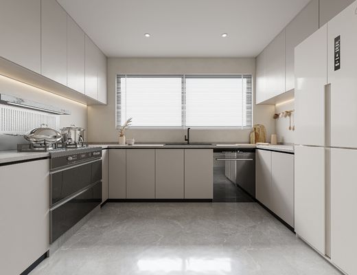 Professional One-Stop Designs Modular Kitchen Cupboard Island Unit Set