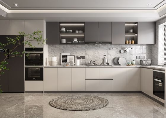 Modern Style Luxury Custom Kitchen Unit Modern Customized Durable Wall Cabinets
