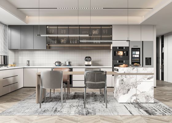 Modern Designs Small Kitchen Storage Cabinet L Shape Modular Cabinet For Hotel