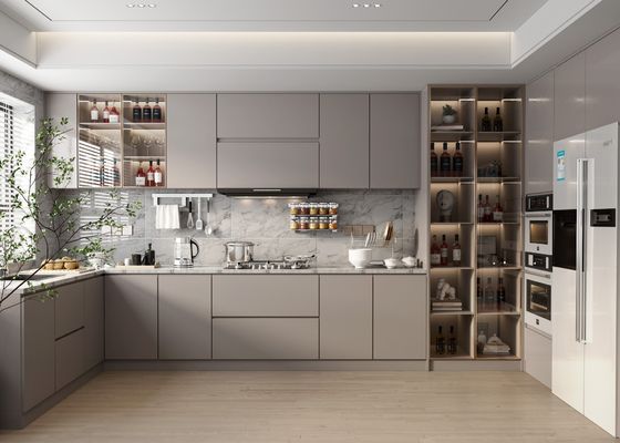 Luxury Modern Modular Prefab Built In Portable Outdoor Kitchen Cabinet Set