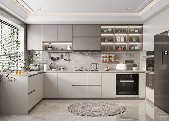 Custom Finish Modern Kitchen Cabinets Small Furniture