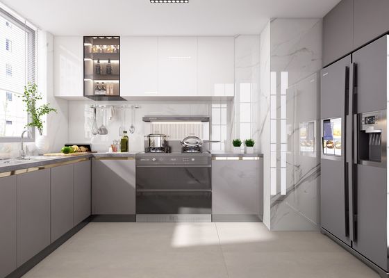 Modern American Style Solid Wood Kitchen Cabinets Luxury Kitchen Cabinets
