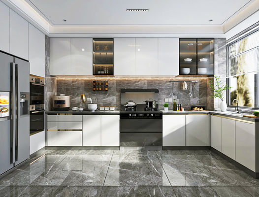 Modern American Style Solid Wood Kitchen Cabinets Luxury Kitchen Cabinets