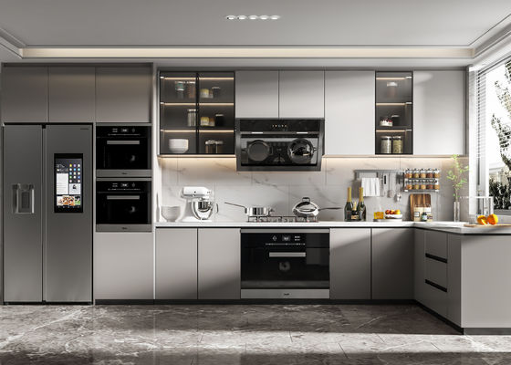 Ready To Assemble Luxury Kitchen Cabinet Modern Cabinet Furniture Set