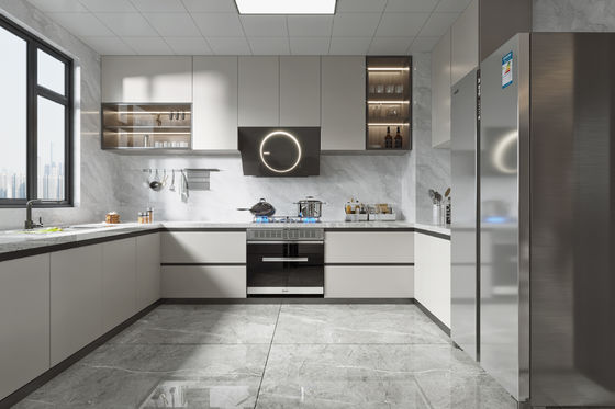 Ready To Assemble Luxury Kitchen Cabinet Modern Cabinet Furniture Set