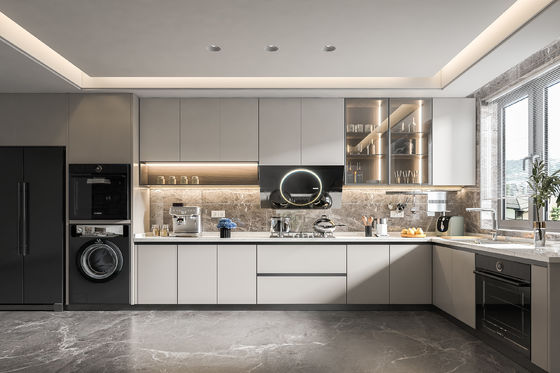 Whole House Interior Furniture Custom  Waterproof Lacquer Kitchen Cabinet