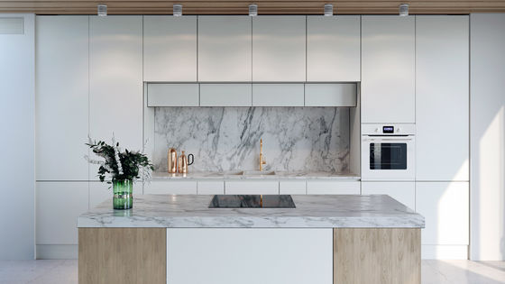 Luxury China Made Modular Kitchen Furniture Modern White Kitchen Cabinets