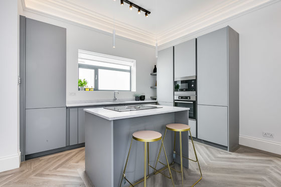 Luxury China Made Modular Kitchen Furniture Modern White Kitchen Cabinets
