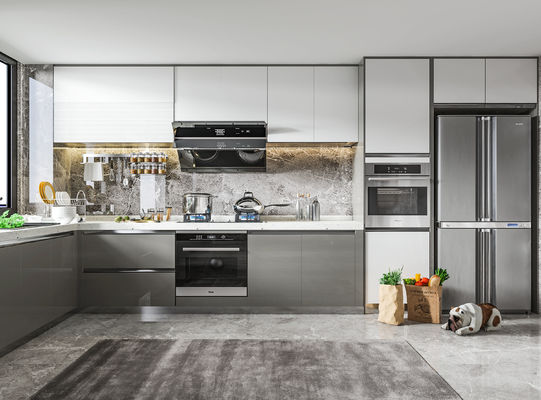Modern Acrylic Kitchen Design Unit Cabinet Door Modular Lacquer Kitchen Cabinet