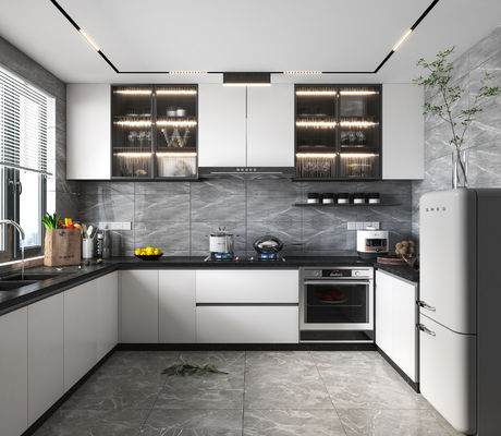 Complete Modern Kitchen Cabinet Design Aluminum Modern Kitchen Furniture