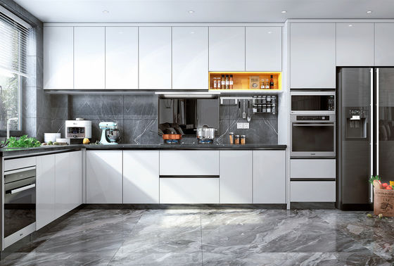Modular Kitchen Cabinets With Corner Cabinets , Simple And Base Cabinets