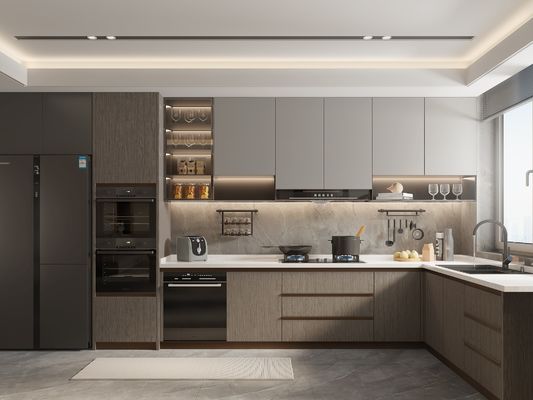 Luxury White Shaker Pvc Modern High Gloss Acrylic Designs Kitchen Cabinet