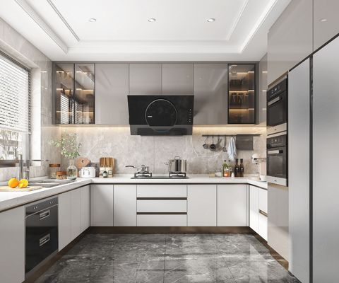Furniture Product Essay Assembly Kitchen Cabinet Apartment Use Laminate Finish